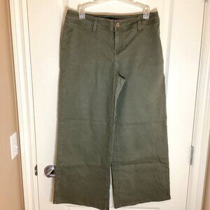 1822 Denim Women's Straight Wide Leg Jeans Pants Size 8 Pockets